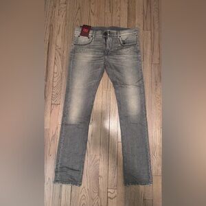 Etro Grey Studded Denim Men’s 34x33 NWT